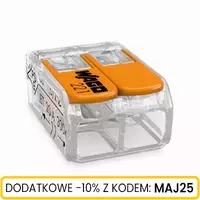 Złączka WAGO przewód/linka max 4mm2x2 20szt