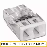Złączka WAGO przewód max 2,5mm2x2 20szt