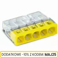 Złączka WAGO przewód max 2,5mm2x5 20szt