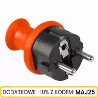 Wtyczka prosta I kl. izolacji 16A 250V Uni-Schuko