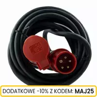 Przedłużacz 3-fazowy, przewód 5x2,5mm, 10m