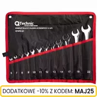 Komplet kluczy płasko-oczkowych 12 szt.