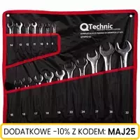 Komplet kluczy płasko-oczkowych 17 szt.