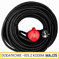 Przedłużacz gumowy HI-TEK 3x2.5mm 20m