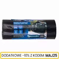 Worki na odpady LDPE 240l (10sztuk w rolce)