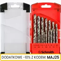 Zestaw wierteł do metalu HSS 19 szt