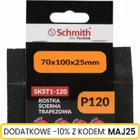 Kostka ścierna trapezowa 70x100x25 P120