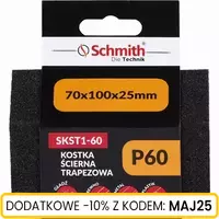 Kostka ścierna trapezowa 70x100x25 P60