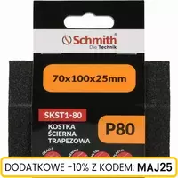 Kostka ścierna trapezowa 70x100x25 P80