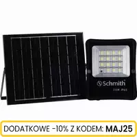 Lampa LED z panelem solarnym 200W