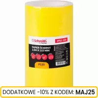 Papier ścierny 2,5m x 115 mm P120 5 szt.