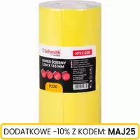 Papier ścierny 2,5m x 115 mm P220 5 szt.