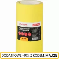 Papier ścierny 2,5m x 115 mm P240 5 szt.