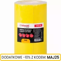 Papier ścierny 2,5m x 115 mm P40 5 szt.
