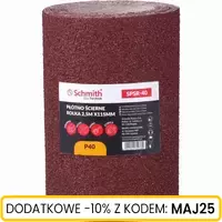 Płótno ścierne rolka 2,5m x 115mm P40