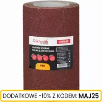 Płótno ścierne rolka 2,5m x 115mm P80