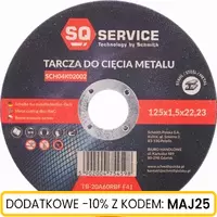 Tarcza do cięcia metalu 125x1,5 SQ