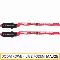 Brzeszczoty do wyrzynarki HCS 50CRV 75mm 18TPI 2s