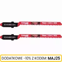Brzeszczoty do wyrzynarki HCS 50CRV 75mm 12TPI 2s