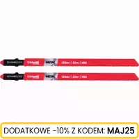Brzeszczoty do wyrzynarki HSS M2 132mm 21TPI 2s