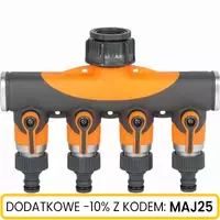 Rozdzielacz węża z zaworami