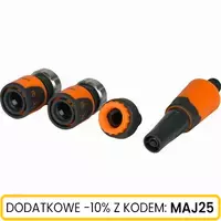 Zestaw złączek ogrodowych z dyszą FEST (1/2-3/4) marki Schmith SGZL-01