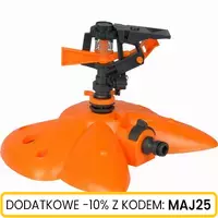 Zraszacz pulsacyjny na podstawie motylkowej