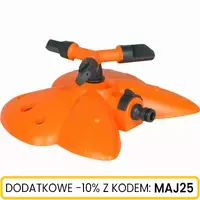 Zraszacz obrotowy na podstawie motylkowe