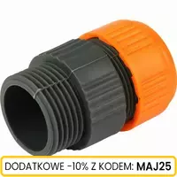 Złączka węża 1/2'' i 5/8'' z gwintem zew. 3/4"