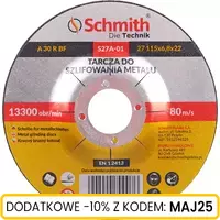 Tarcza do szlifowania metalu 115x6,8