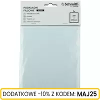 Podkładki filcowe białe