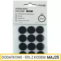 Podkładki filcowe okrągłe brązowe