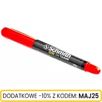 Marker budowlany czerwony