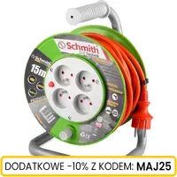 Przedłużacz bębnowy o długości 15m 3x1,5mm Stand Line