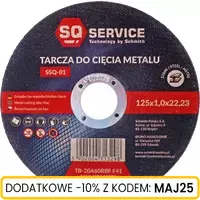 Tarcza do cięcia metalu 125x1,0 SQ