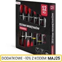 Zestaw wkrętaków 12 szt