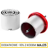 Zestaw otwornic z nasypem z węglika spiekanego