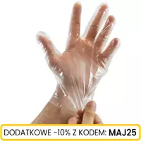 Rękawiczki foliowe L (3000 par)