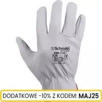 Rękawice robocze krótkie skóra kozia rozmiar 10 (12 par)