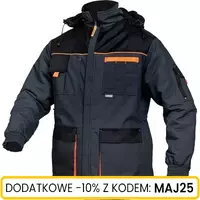 Długa kurtka ocieplana robocza L