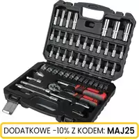 Zestaw narzędzi 1/4" 53 szt