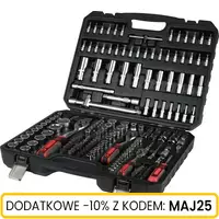 Zestaw narzędzi 1/4" 3/8"  1/2" 182 szt