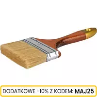 Pędzel angielski lakierowany 4"