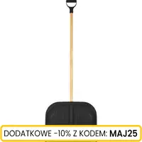 Łopata do śniegu czar/nieb drewniany trzonek