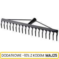 Grabie metalowe nieoprawione wzmacniane 18 zębów Schmith