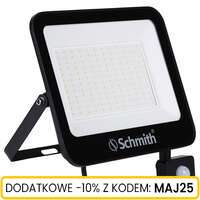Naświetlacz LED 100W 10000lm czu. ruch na podczerw Schmith