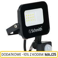 Naświetlacz LED 10W 1000lm czu. ruchu na podczerw Schmith