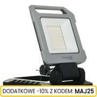Naświetlacz LED 20W szaro-czarny Schmith