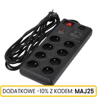 Listwa zasilająca 10 gn. 3x1,5mm 5m Schmith