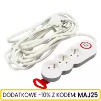 Listwa zasilająca 3 gn. 3x1,5mm 1,5m, Długość: 1,5, Liczba gniazd: 3 Schmith